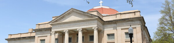The facade of a Methodist Church.