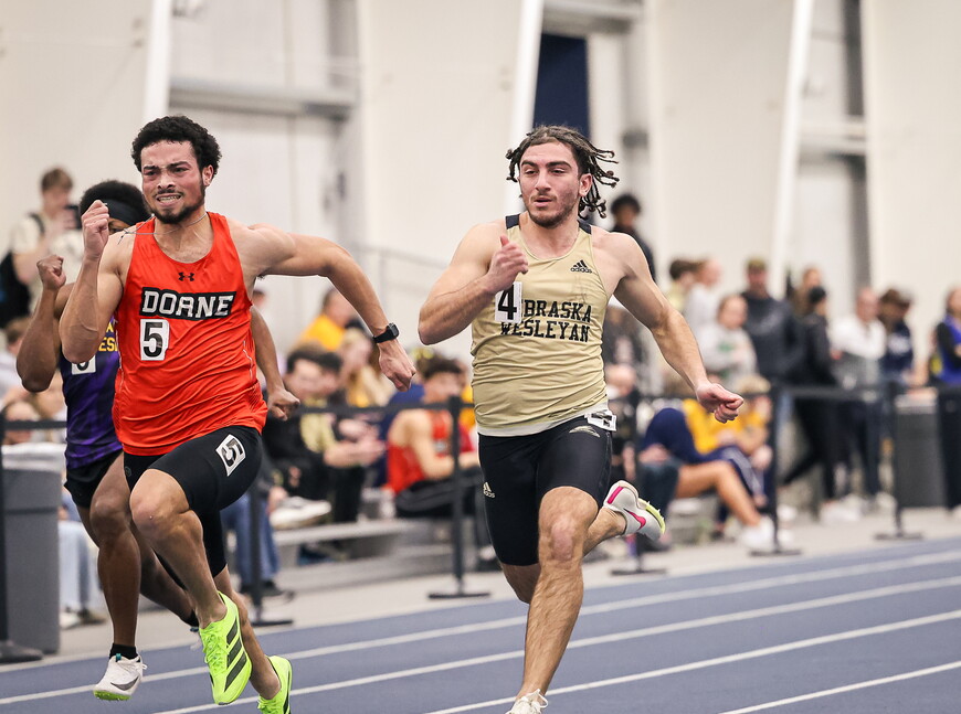 Ghaith Taha in a recent track competition.
