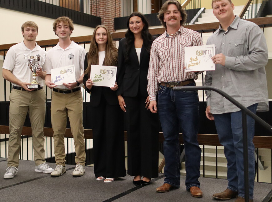 The 2026 NWU Pitch Contest winners.