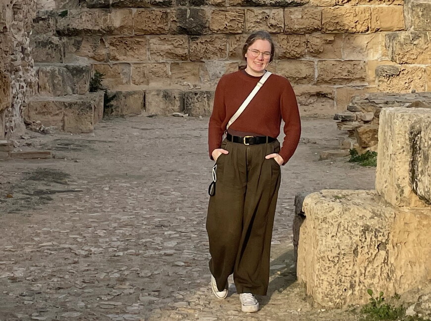 NWU senior McKenna Weber recently completed her third study abroad semester, this on in Tunisia.