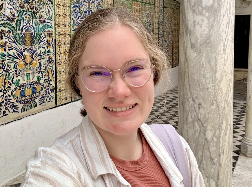 NWU senior McKenna Weber recently completed her third study abroad semester, this on in Tunisia.