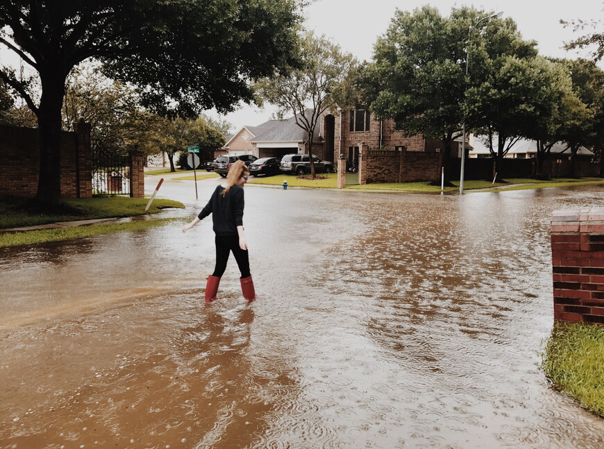 In fall 2017, Adelaide Daniel left school and the stage to help with recovery efforts from Hurricane Harvey, which hit her hometown of Houston.