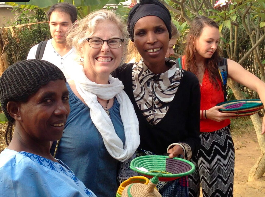 Professor Gerise Herndon led students