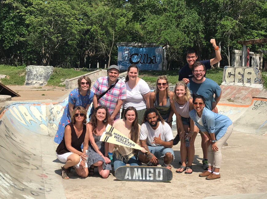 For the first time, NWU professors John Spilker and Sue Wortmann led students to Cuba as part of a class that explored Cuban youth culture.