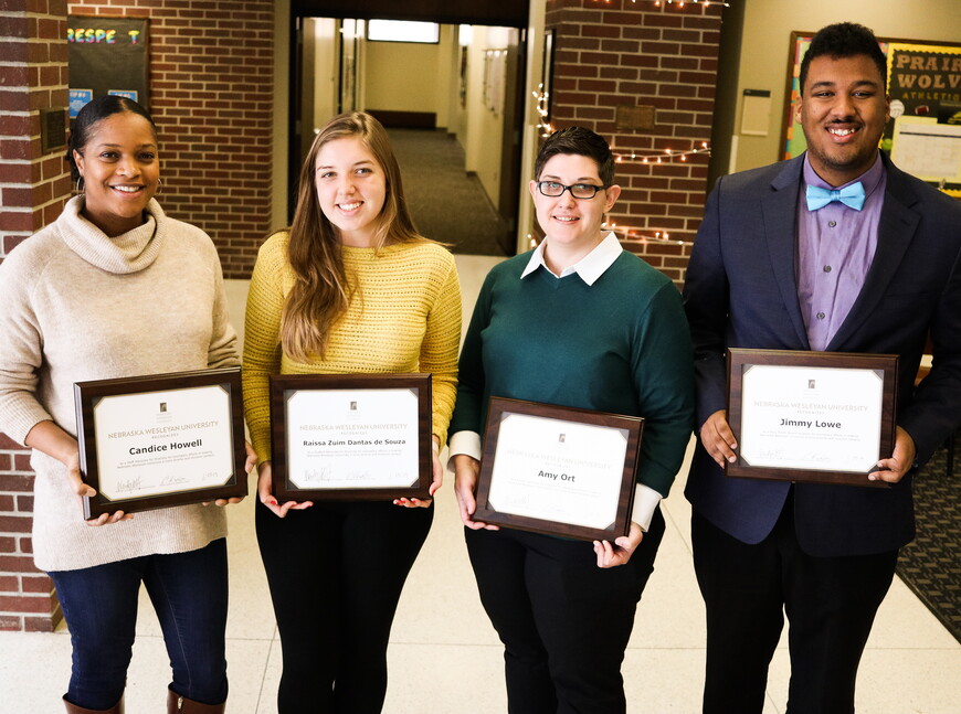 Two students, a professor and staff member were selected as 2018 Diversity Advocate Award winners. 