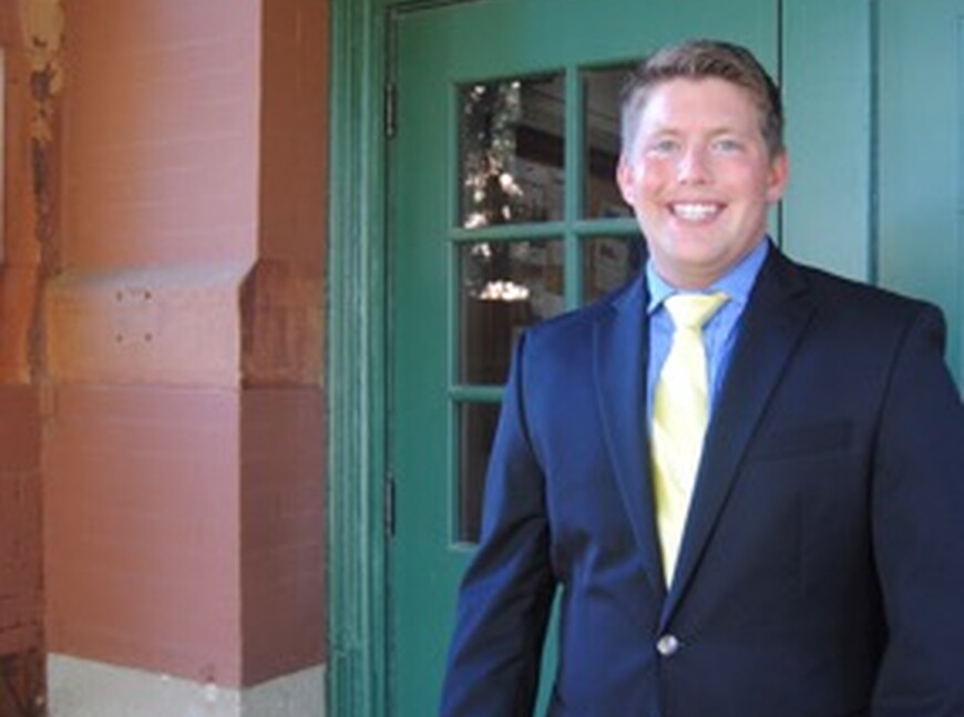 Mitchell Heavican, English major, Schuyler, Neb.