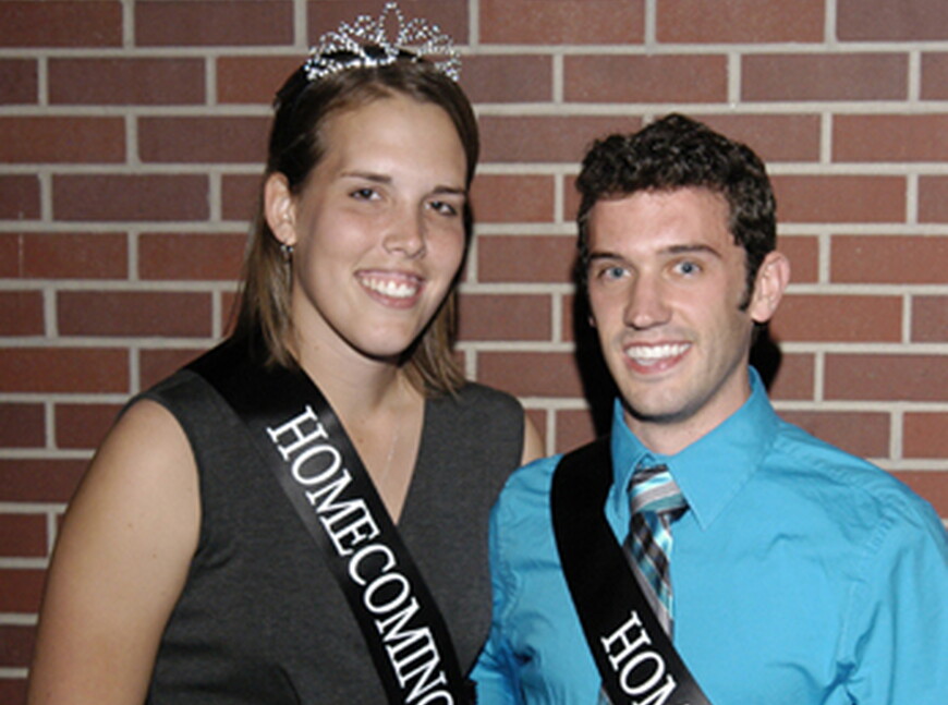 Sarah Hotovy of York and Collin Shepherd of North Platte were crowned the 2011 homecoming queen and king.
