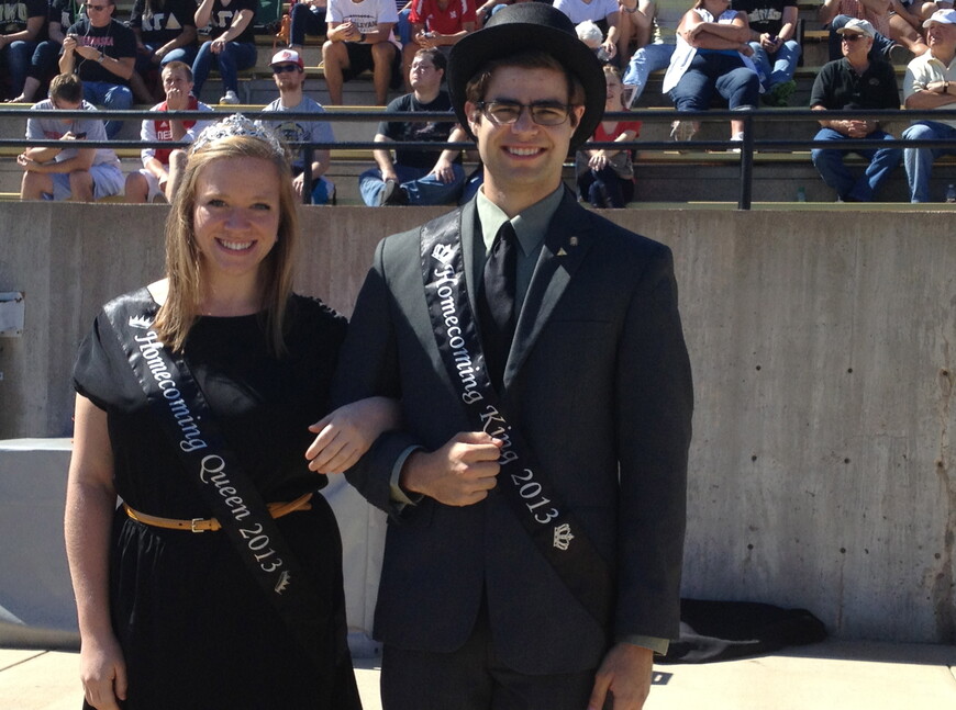 Seniors Kelsy Arends and Ross Mumford