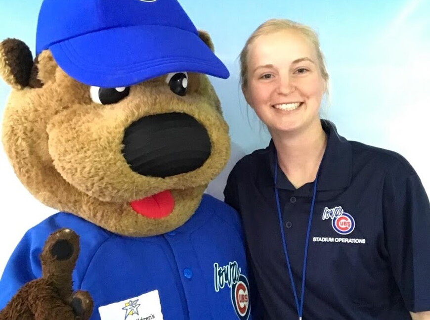 Josie Jacobson, Iowa Cubs intern