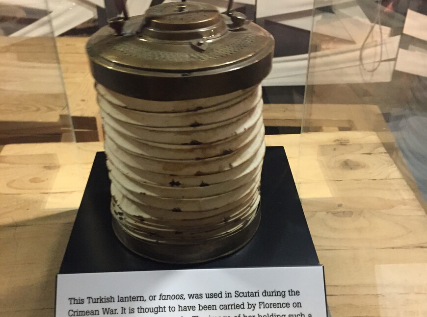 Florence Nightingale's infamous lantern is one of many artifacts on display at the Florence Nightingale Museum in London.