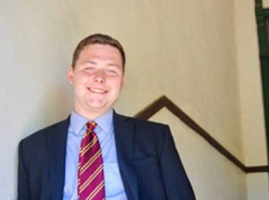 Garret Lorenzen, biology major, Ceresco, Neb.