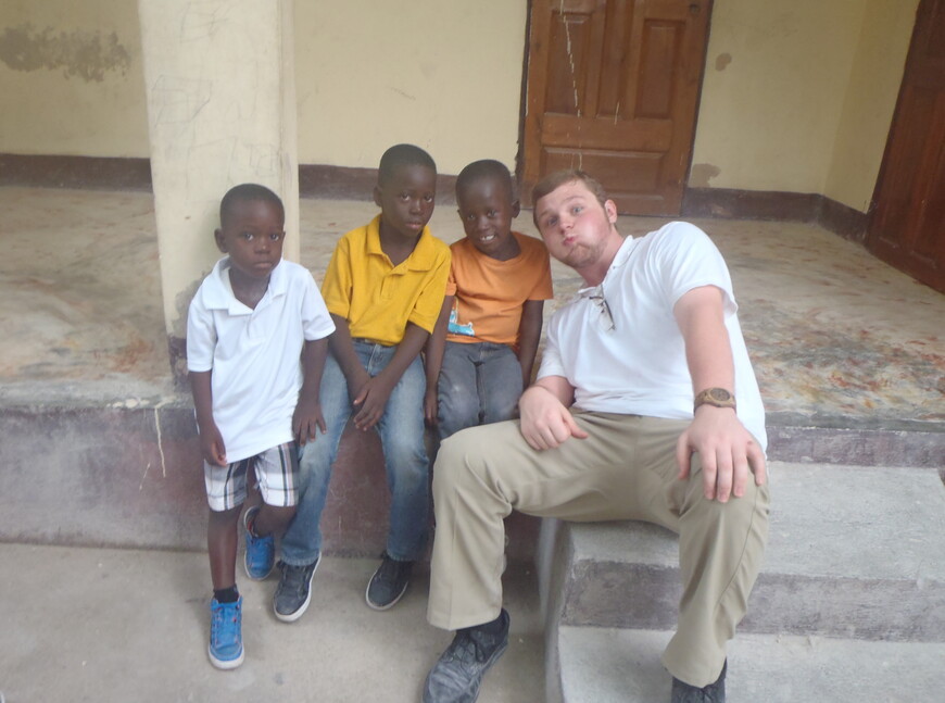 Sophomore Zach Plummer said the education exchange in Haiti taught him about happiness.