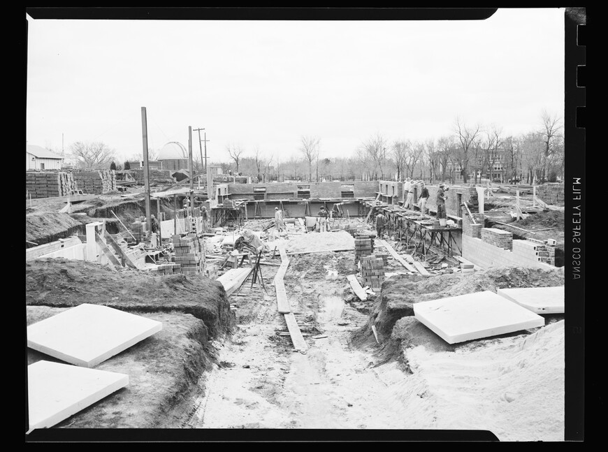 Johnson Hall construction