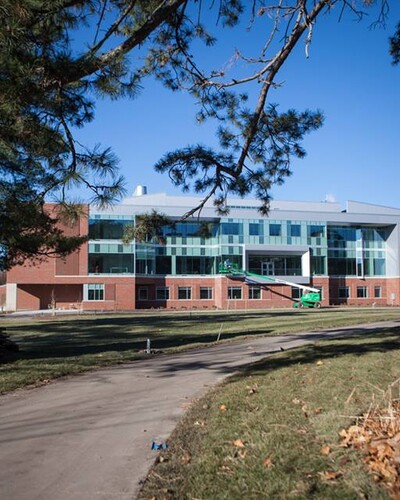 Duane W. Acklie Hall of Science is the new home to NWU's biology, chemistry and psychology departments. Duane W. Acklie Hall of Science