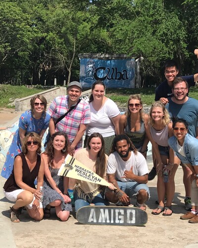 For the first time, NWU professors John Spilker and Sue Wortmann led students to Cuba as part of a class that explored Cuban youth culture. For the first time, NWU professors John Spilker and Sue Wortmann led students to Cuba as part of a class that explored Cuban youth culture.