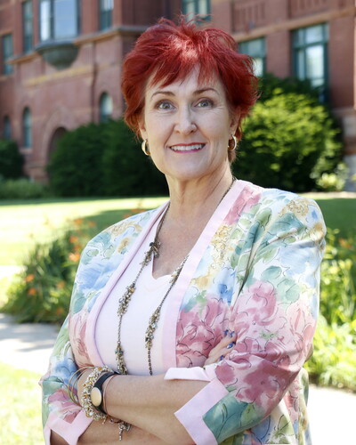 Liana Sandin ('81) is president of the Pearle Francis Finigan Foundation and studied music at Nebraska Wesleyan. "A new lighting system will help the music students, of course," said Sandin. "But O'Donnell Auditorium is also a major venue for the entire s