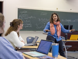 Mary Hickman teaching at NWU