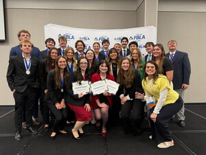 NWU's FBLA chapter at the state leadership conference.