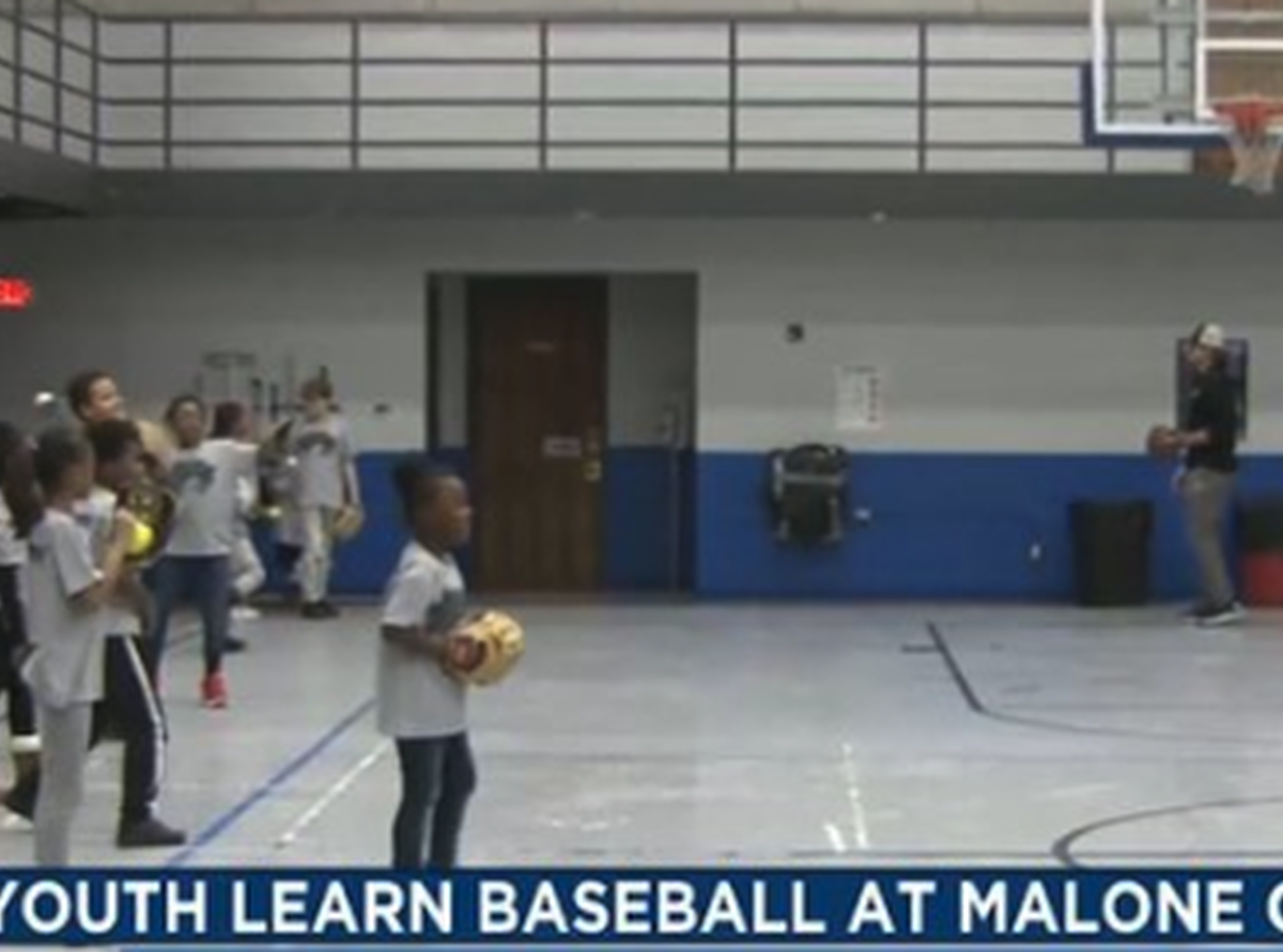 NWU partners with Malone Center for youth clinic in baseball and softball.