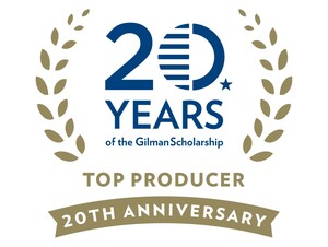 20-year top Gilman Scholar producer 