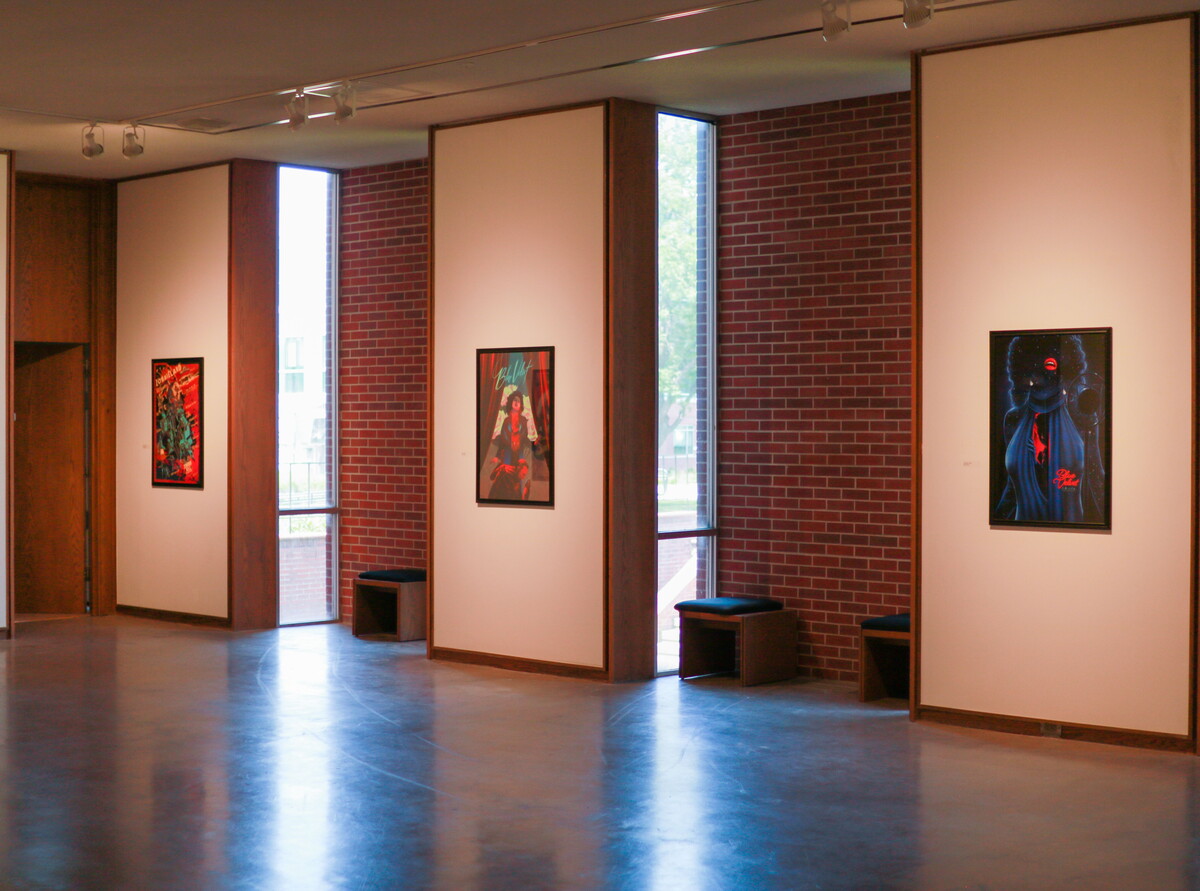 Perfect for Halloween: horror movie poster show at NWU