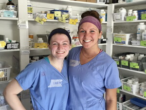 Students had the opportunity to help run a pharmacy in Haiti, which provided firsthand experience in dealing with patient contact.