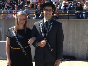 Seniors Kelsy Arends and Ross Mumford