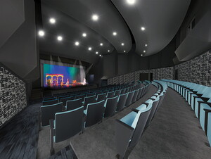 An artist's rendering of proposed updates to McDonald Theatre.