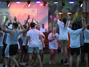 NWU students at an event.
