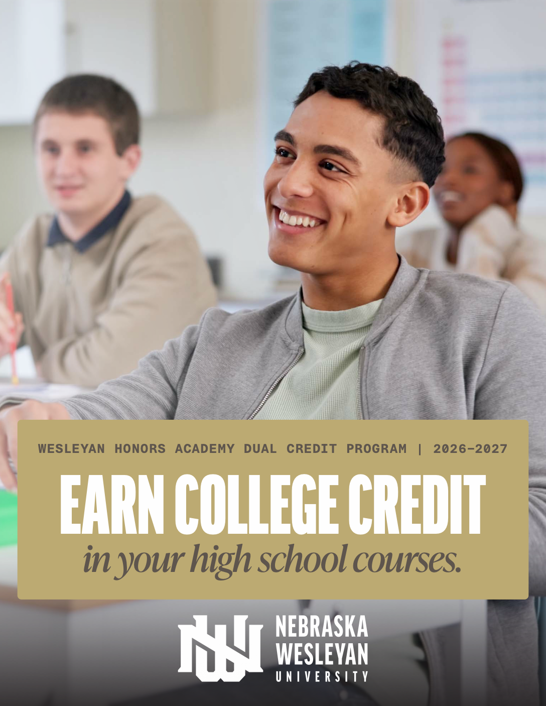Cover art for Wesleyan Honors academy brochure