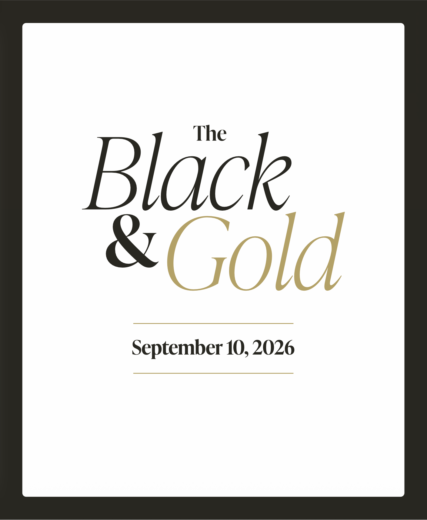 Flipbook screenshot of the Black & Gold program