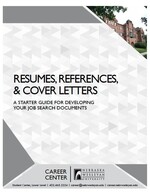 Resumes, References & Cover Letters
