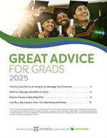 Great Advice for Grads brochure cover design