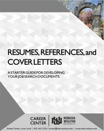 Resumes, References & Cover Letters