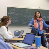 Mary Hickman teaching at NWU