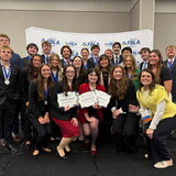 NWU's FBLA chapter at the state leadership conference.
