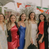 Emma, far left, with fellow international NWU students