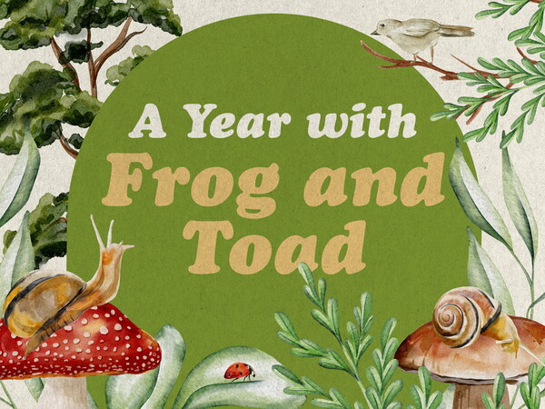 A Year with Frog and Toad production graphic